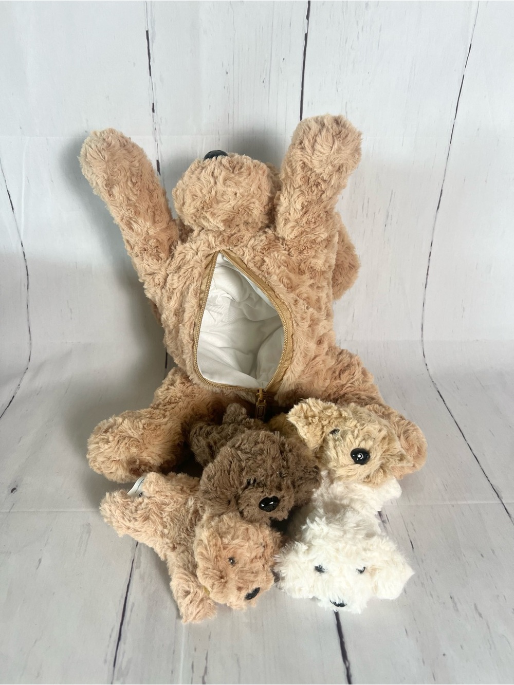 Snug A Babies Mommy Labradoodle Plush 18" Goldendoodle Dog Stuffed Animal Set